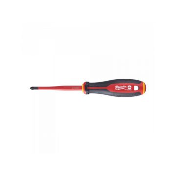 MILWAUKEE Șurubelniță PH2/SL2 x 100 mm până la 1000 V izolată Tri-Lobe MILWAUKEE Șurubelniță PH2/SL2 x 100 mm până la 1000 V izolată Tri-Lobe