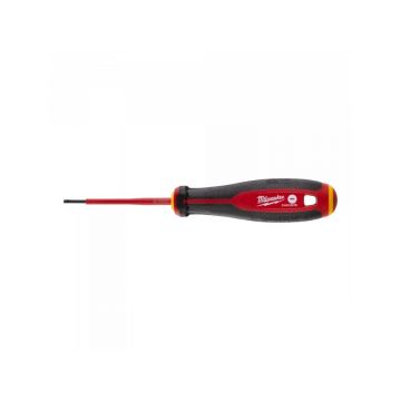 MILWAUKEE Șurubelniță SL 0,4 x 2,5 x 75 mm până la 1000 V izolată Tri-Lobe