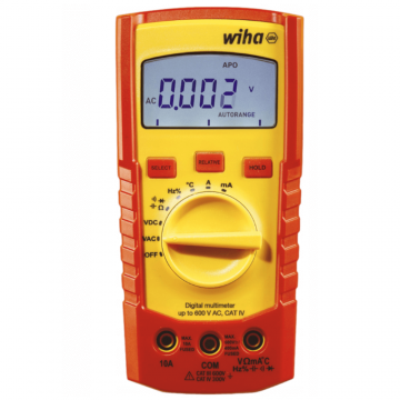Multimetru digital 600V AC, CAT IV - Wiha 45218