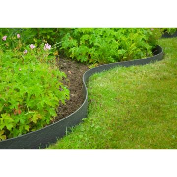 Nature borduri de gradina, 0,12 x 12 m, 5 mm, negru