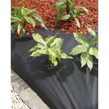 Nature folie acoperire sol pt. control buruieni 120 g/m2 1x10 m negru