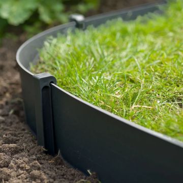 Nature tarusi de fixare pentru gradina, 10 buc., negru, mic