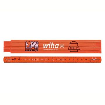 Rigla plianta electrician, 2m - Wiha 42068 Rigla plianta electrician, 2m - Wiha 42068