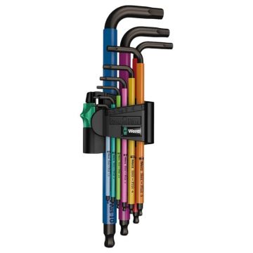 Set chei imbus 950 9 Hex-Plus Multicolour 1 SB, 9 piese, BlackLaser -  Wera 05073593001