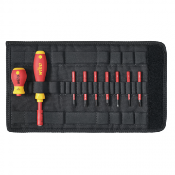 Set surubelnita electrician - 10 piese izolate slimVario Wiha 41233 Set surubelnita electrician - 10 piese izolate slimVario Wiha 41233