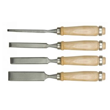 Set tocător de lemn 4 piese cu mâner din lemn DIY