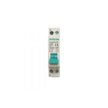 Siguranta automata bipolara 1P+N, 20A, 4.5kA, Cod: BK78977, Brand: SUNTREE