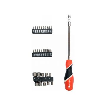 Șurubelniță YATO flexibilă 1/4" 31 bucăți Șurubelniță YATO flexibilă 1/4" 31 bucăți