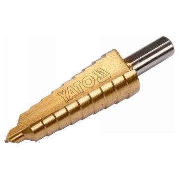 YATO Burghiu cu trepte 6-20 mm 10 trepte HSS titan-nitrură