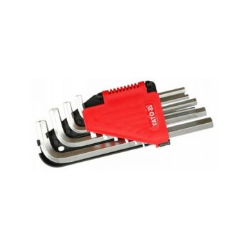 YATO Set chei Allen 10 bucăți 2,0-12 mm CrV