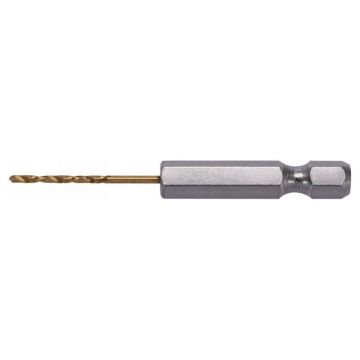 Burghiu YATO 1,5 x 63/18 mm HSS-TiN cu suport pentru burghiu