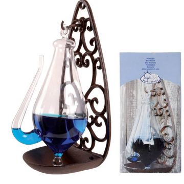 Esschert design sticla meteorologica cu suport din fonta 0,5 l th31