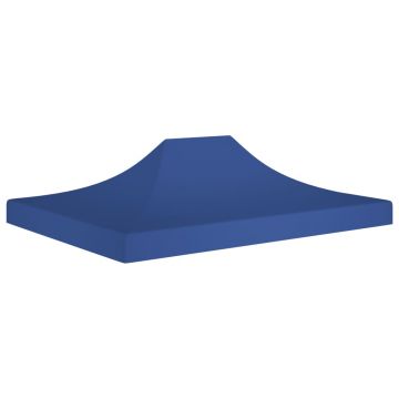Gossi acoperis cort de petrecere, albastru, 4,5 x 3 m, 270 g /m2