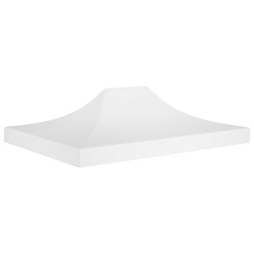Gossi acoperis pentru cort de petrecere, alb, 4,5 x 3 m, 270 g/m2