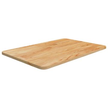 Gossi blat de baie, maro deschis, 60x40x1,5 cm, lemn masiv tratat