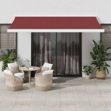 Gossi copertina retractabila manual, visiniu, 450x300 cm