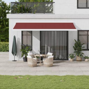 Gossi copertina retractabila manual, visiniu, 500x300 cm