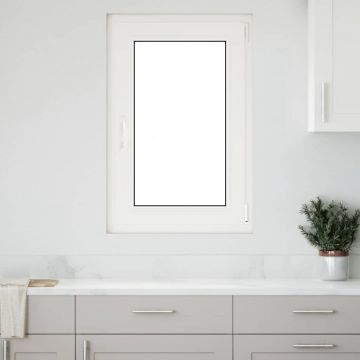 Gossi fereastra de subsol 60x80 cm rabatabil din dreapta antracit