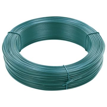 Gossi fir tensionare pentru gard 250 m 0,9/1,4 mm verde inchis, otel