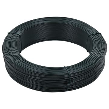 Gossi fir tensionare pentru gard 250 m 2,3/3,8 mm verde inchis, otel