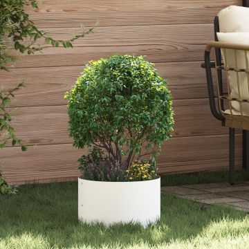 Gossi ghivece alb ceramice alb ceramica diametru de 30 cm
