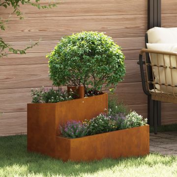Gossi ghivece si jardiniere otel corten mediu durabil ghiveci metalic