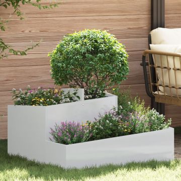 Gossi ghiveci 80x80x50 cm otel galvanizat