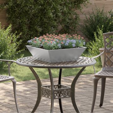 Gossi ghiveci metalic otel galvanizat 50 x 50 x 15 cm ghiveci metalic