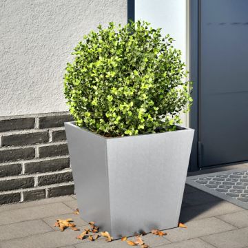 Gossi jardiniera de gradina, 40x40x40 cm, otel galvanizat