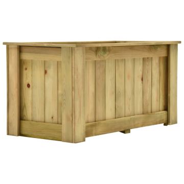Gossi jardiniera inalta, 100 x 50 x 50 cm, lemn de pin tratat