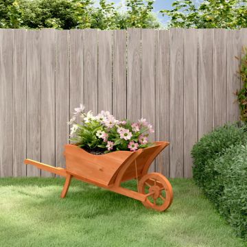 Gossi jardiniera tip roaba, 128x45,5x43 cm, lemn masiv de brad