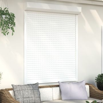 Gossi oblon rulant, alb, 120 x 150 cm, aluminiu