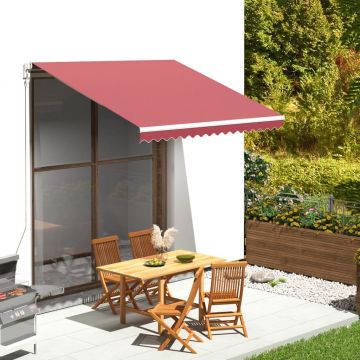 Gossi panza de rezerva pentru copertina, rosu visiniu, 3x2,5 m