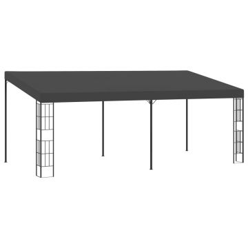 Gossi pavilion de perete, antracit, 3 x 6 m, material textil