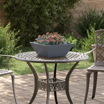 Gossi set ghivece din plastic antracit plastic 40 x 40 x 15 cm
