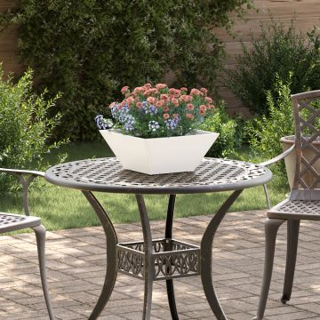 Gossi set ghivece plastic alb plastic 35 x 35 x 15 cm