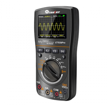 Multimetru cu osciloscop 2 in 1, 10 MHz, 50 Msps - ET828PRO