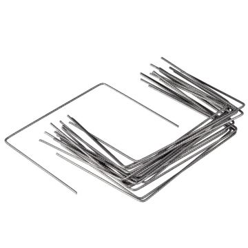 Nature capse de fixare folie anti-buruieni, 20 buc., 25x20 cm, metal