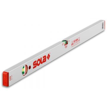 Nivelă cu bula ( Boloboc ) cu profil aluminiu, 80cm AZB 80 - Sola-01011101