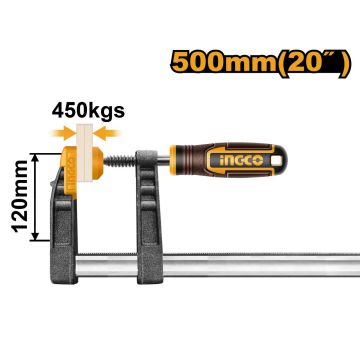 Presa Fixare Tip F 120x800mm INGCO HFC021203