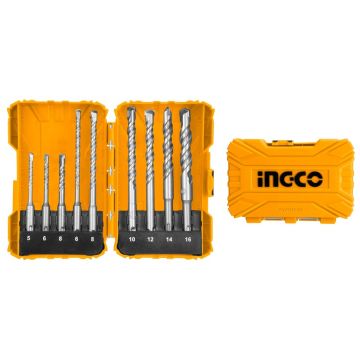 Set Burghie SDS PLUS Beton 9pcs INGCO AKDL30901