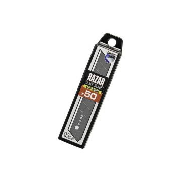TAJIMA Razar Black Lamă ruptibilă 18 mm negru (50 bucăți)