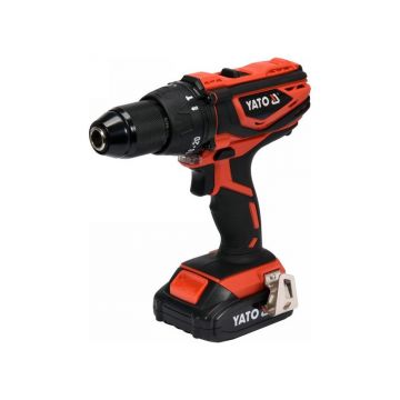 Șurubelniță cu impact fără fir YATO 40 Nm 18 V Li-Ion (1 x baterie 2.0 Ah + încărcător)