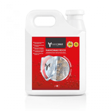 Vopsea impermeabilizanta pavaj/piatra/beton Nanomax Rock, alb, exterior, 5 l