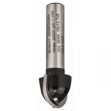 Freza De Raionat 8mm R1 8mm D 16mm L 12,4mm G 45mm 8mm R1 8mm D 16