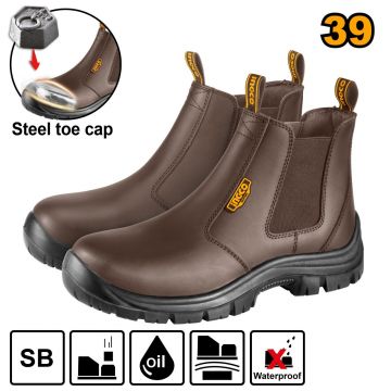 Ghete Protectie Maro cu Varf Metalic 42 INGCO SSH08SB.42