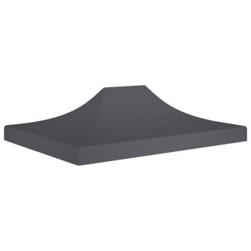 Gossi acoperis cort de petrecere, antracit, 4,5 x 3 m, 270 g/m2