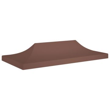 Gossi acoperis pentru cort de petrecere, maro, 6 x 3 m, 270 g/m2