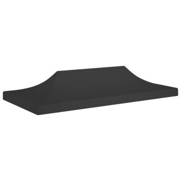 Gossi acoperis pentru cort de petrecere, negru, 6 x 3 m, 270 g/m2