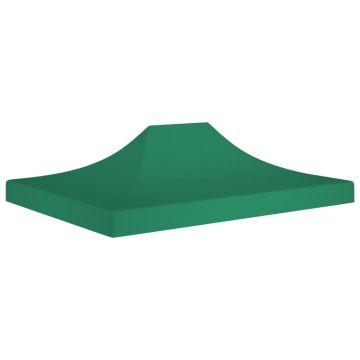 Gossi acoperis pentru cort de petrecere, verde, 4,5 x 3 m, 270 g/m2